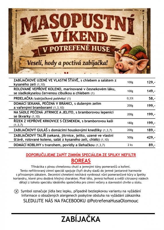 Zabijačka v Potrefené huse Olomouc!